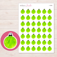 I-16869 planner sticker sheet with enlarged sticker detail
