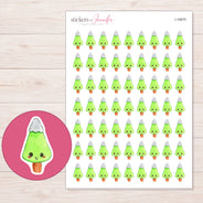 I-16870 planner sticker sheet with enlarged sticker detail