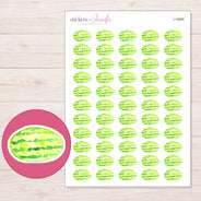 I-16905 planner sticker sheet with enlarged sticker detail