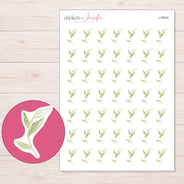 I-16922 planner sticker sheet with enlarged sticker detail