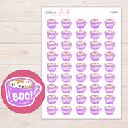 I-16928 planner sticker sheet with enlarged sticker detail