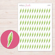 I-16972 planner sticker sheet with enlarged sticker detail