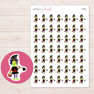 I-16989 planner sticker sheet with enlarged sticker detail