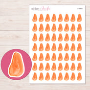 I-16993 planner sticker sheet with enlarged sticker detail