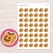I-17006 planner sticker sheet with enlarged sticker detail