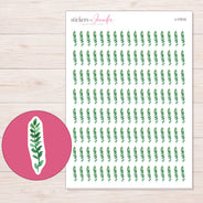 I-17015 planner sticker sheet with enlarged sticker detail