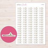 I-17017 planner sticker sheet with enlarged sticker detail