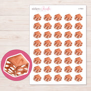 I-17021 planner sticker sheet with enlarged sticker detail