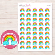 I-17024 planner sticker sheet with enlarged sticker detail
