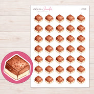 I-17028 planner sticker sheet with enlarged sticker detail