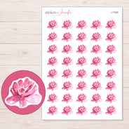 I-17029 planner sticker sheet with enlarged sticker detail