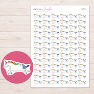 I-17031 planner sticker sheet with enlarged sticker detail