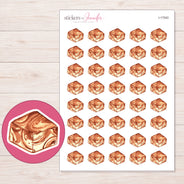 I-17042 planner sticker sheet with enlarged sticker detail