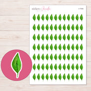 I-17046 planner sticker sheet with enlarged sticker detail