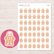 I-17048 planner sticker sheet with enlarged sticker detail