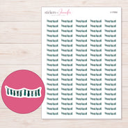 I-17054 planner sticker sheet with enlarged sticker detail