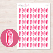 I-17087 planner sticker sheet with enlarged sticker detail