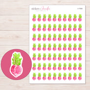 I-17093 planner sticker sheet with enlarged sticker detail