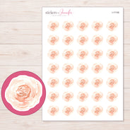 I-17106 planner sticker sheet with enlarged sticker detail