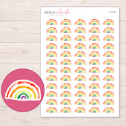 I-17113 planner sticker sheet with enlarged sticker detail