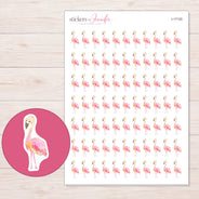 I-17120 planner sticker sheet with enlarged sticker detail