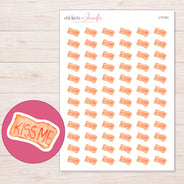 I-17121 planner sticker sheet with enlarged sticker detail