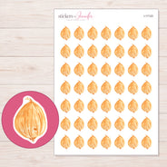 I-17123 planner sticker sheet with enlarged sticker detail
