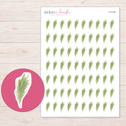 I-17130 planner sticker sheet with enlarged sticker detail