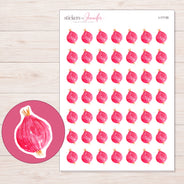 I-17135 planner sticker sheet with enlarged sticker detail