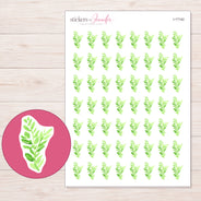 I-17142 planner sticker sheet with enlarged sticker detail