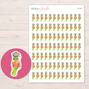 I-17144 planner sticker sheet with enlarged sticker detail