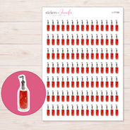 I-17159 planner sticker sheet with enlarged sticker detail