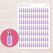 I-17189 planner sticker sheet with enlarged sticker detail