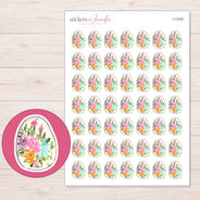 I-17205 planner sticker sheet with enlarged sticker detail