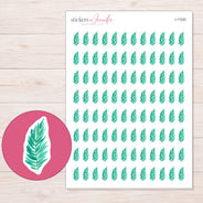 I-17220 planner sticker sheet with enlarged sticker detail