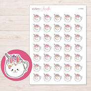 I-17223 planner sticker sheet with enlarged sticker detail