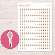 I-17237 planner sticker sheet with enlarged sticker detail