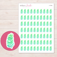 I-17244 planner sticker sheet with enlarged sticker detail