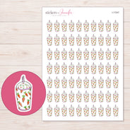 I-17247 planner sticker sheet with enlarged sticker detail