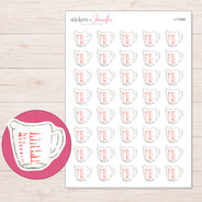 I-17249 planner sticker sheet with enlarged sticker detail