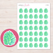 I-17250 planner sticker sheet with enlarged sticker detail