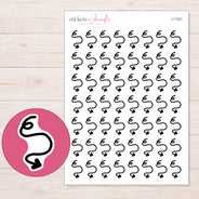 I-17251 planner sticker sheet with enlarged sticker detail