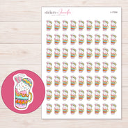 I-17259 planner sticker sheet with enlarged sticker detail