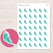 I-17262 planner sticker sheet with enlarged sticker detail