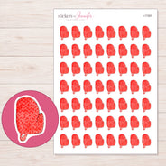 I-17267 planner sticker sheet with enlarged sticker detail