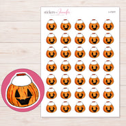 I-17277 planner sticker sheet with enlarged sticker detail