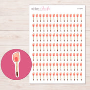 I-17279 planner sticker sheet with enlarged sticker detail