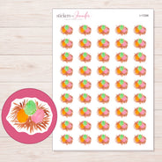 I-17288 planner sticker sheet with enlarged sticker detail