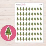 I-17289 planner sticker sheet with enlarged sticker detail