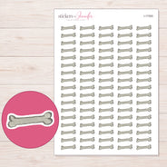I-17300 planner sticker sheet with enlarged sticker detail